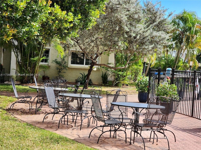 view of patio