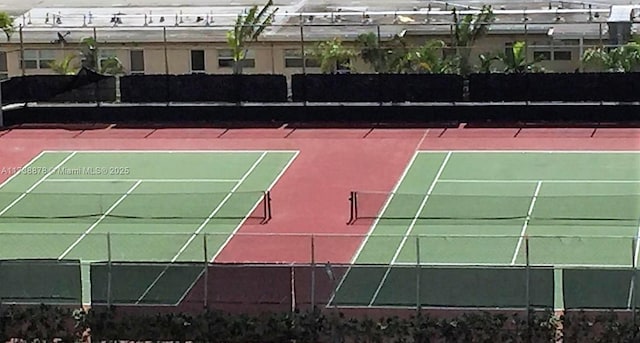 view of sport court