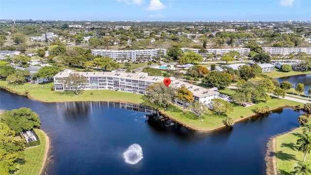 3011 Islewood D 3011, Deerfield Beach, FL 33442 - bird's eye view featuring a water view