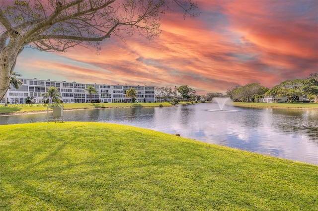 property view of water