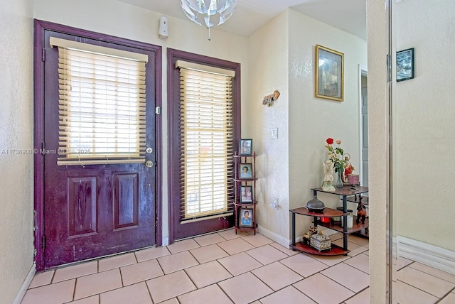 view of entrance foyer