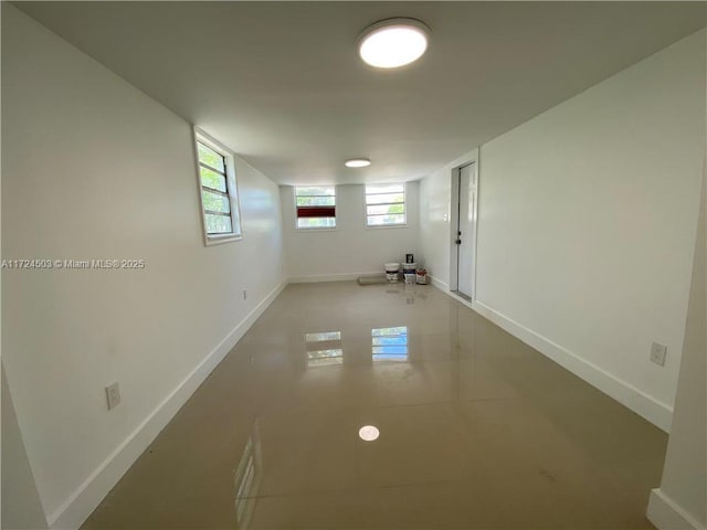 view of tiled empty room