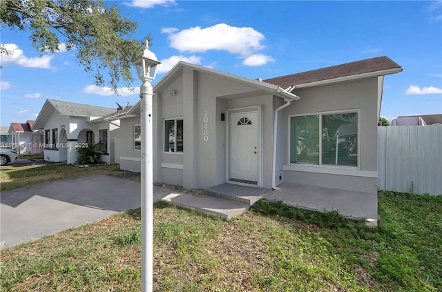 view of ranch-style home