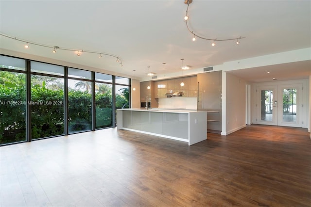 reception with french doors