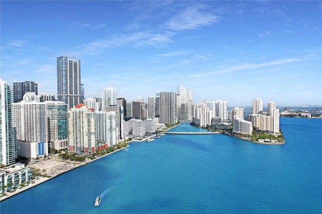 1155 Brickell Bay Dr Unit 704, Miami, FL 33131 - water view with skyline