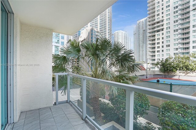 1155 Brickell Bay Dr Unit 704, Miami, FL 33131 - balcony with a city view