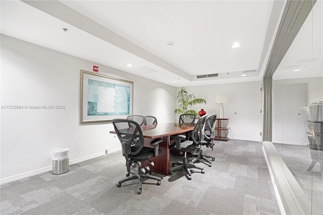 recreation room with a water view, light tile patterned floors, and a wall of windows