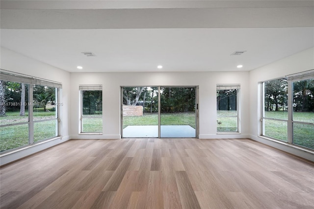 interior space featuring light hardwood / wood-style floors