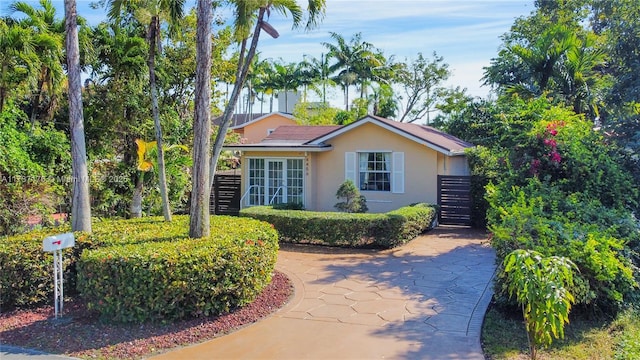 view of ranch-style home