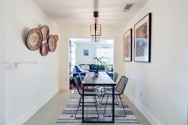 view of dining space