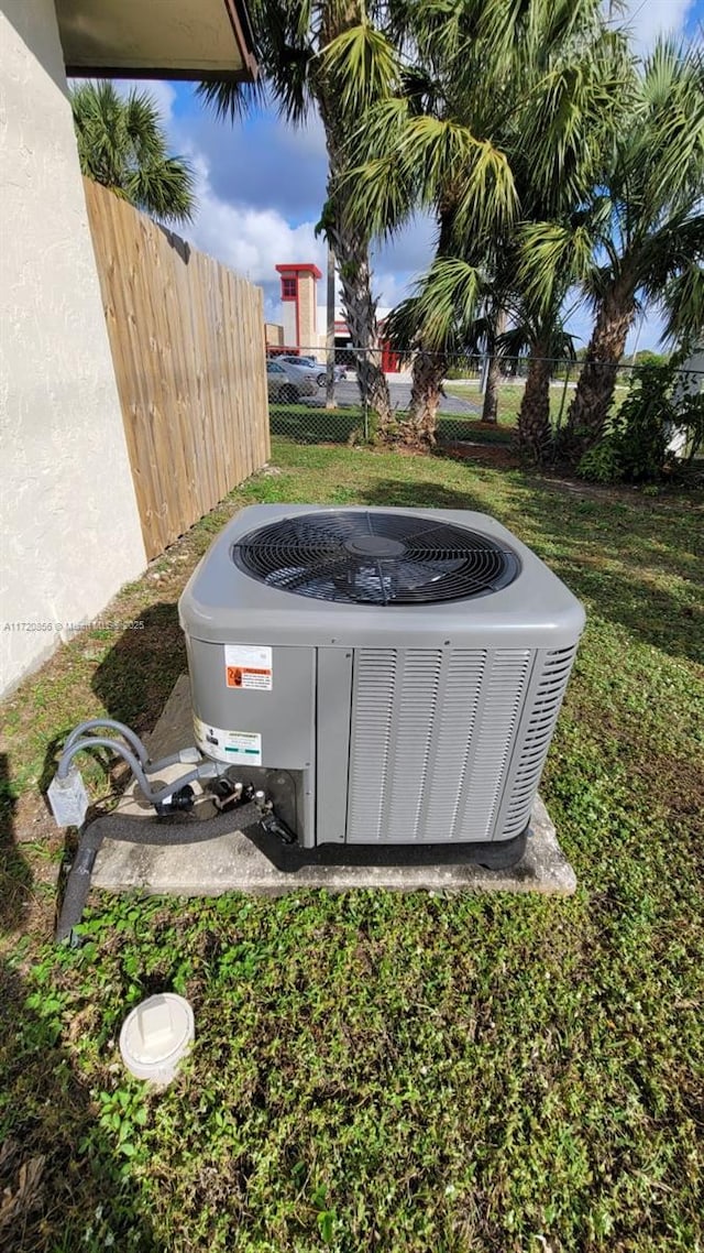 exterior details with cooling unit