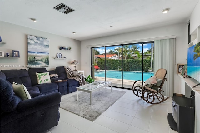 view of living room