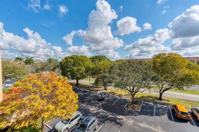 view of vehicle parking