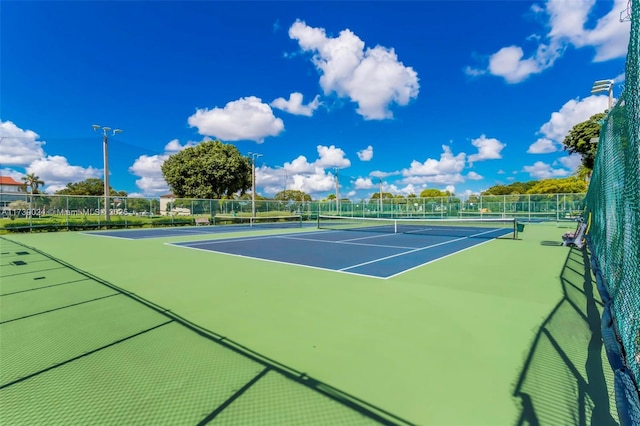 view of sport court