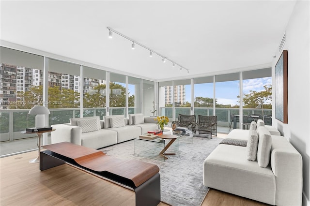 2127 Brickell Ave Unit 705, Miami, FL 33129 - sunroom / solarium featuring track lighting