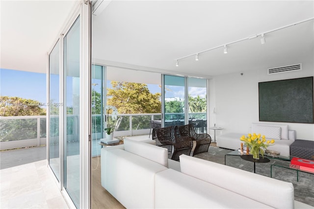 2127 Brickell Ave Unit 705, Miami, FL 33129 - sunroom / solarium with rail lighting