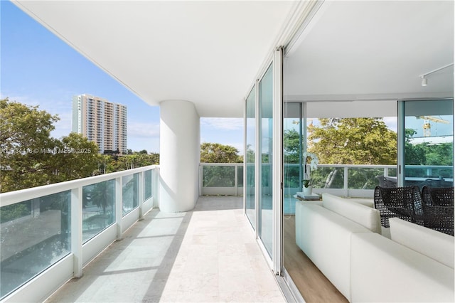 2127 Brickell Ave Unit 705, Miami, FL 33129 - balcony featuring an outdoor living space