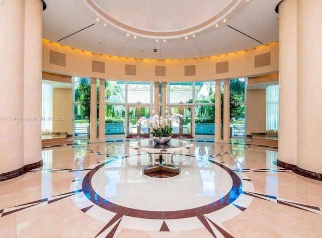 2127 Brickell Ave Unit 705, Miami, FL 33129 - community lobby featuring a high ceiling
