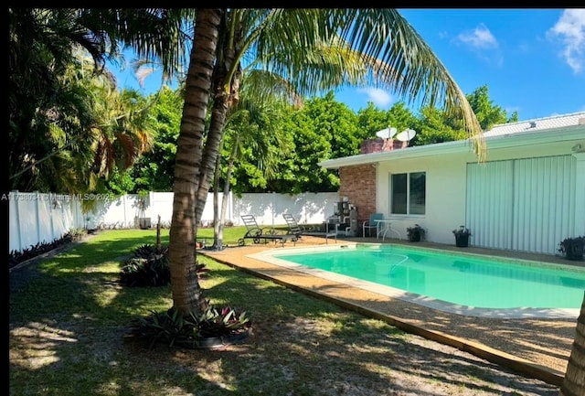 view of pool