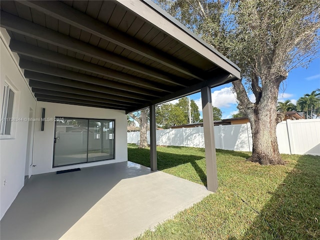 view of patio