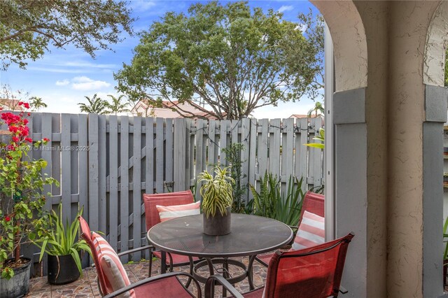 view of patio / terrace