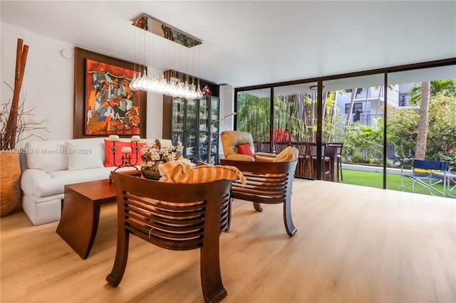 101 Ocean Lane Dr Unit 1017, Key Biscayne, FL 33149 - sunroom / solarium with a chandelier