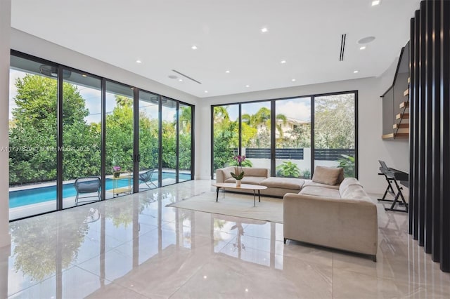 view of unfurnished living room