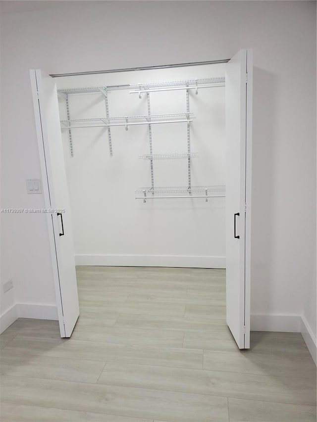 view of closet