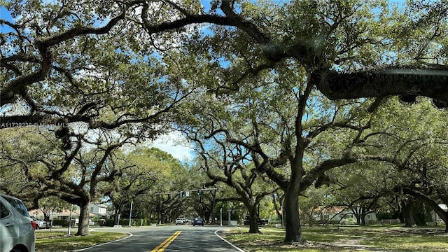 view of road