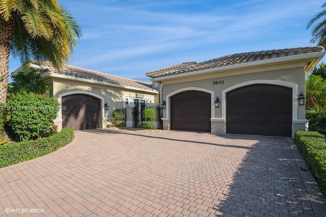 view of mediterranean / spanish house