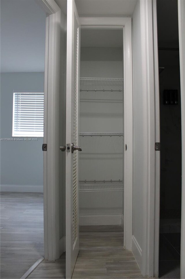 view of closet