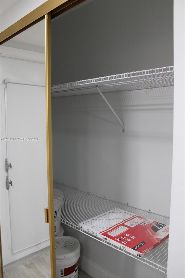 view of closet