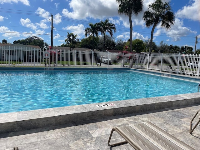 view of pool