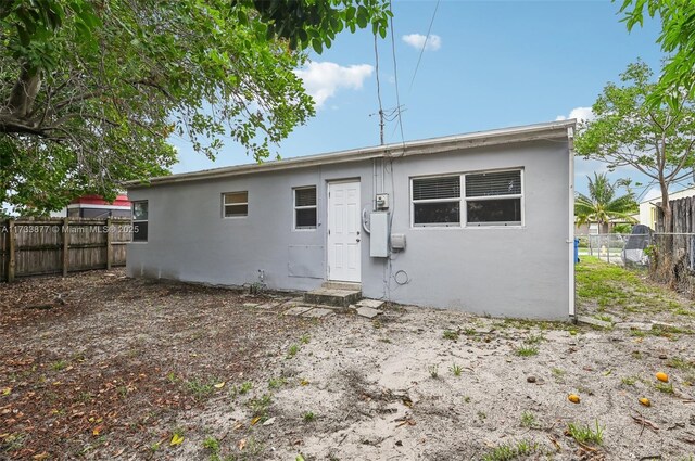 view of rear view of property