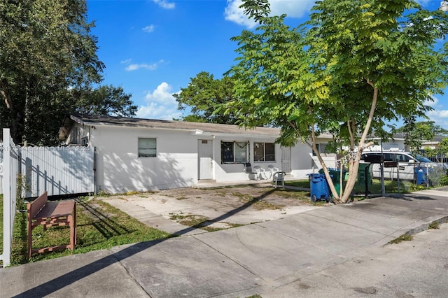 view of ranch-style home