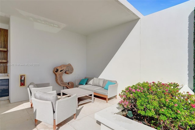 view of patio / terrace featuring outdoor lounge area