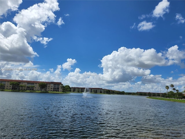 view of water feature