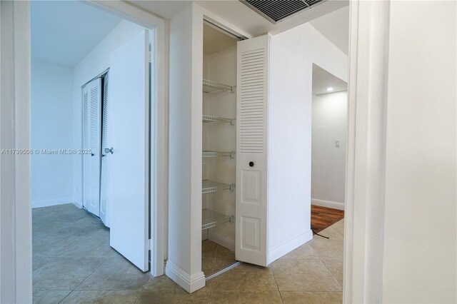 view of closet