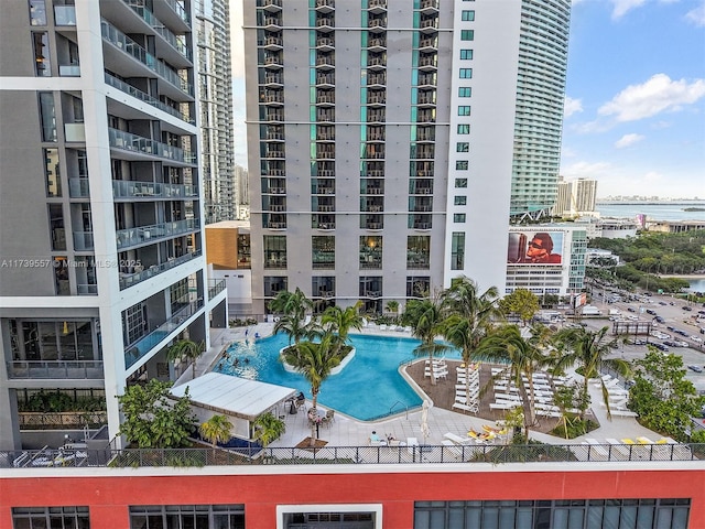 view of swimming pool