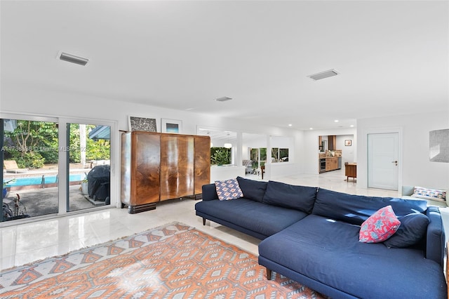 view of living room