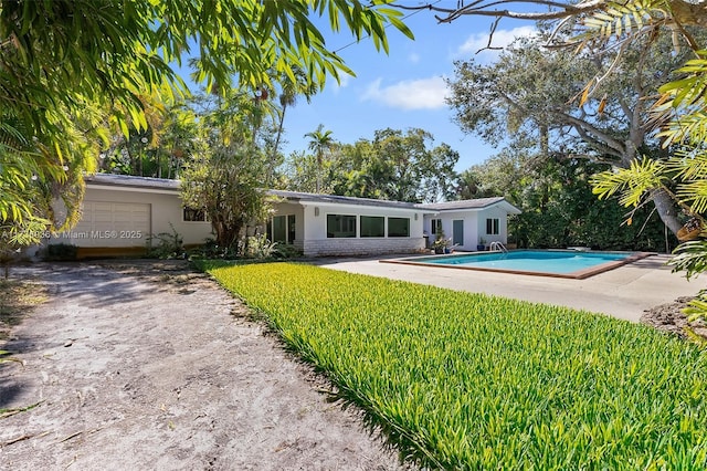 exterior space featuring a yard