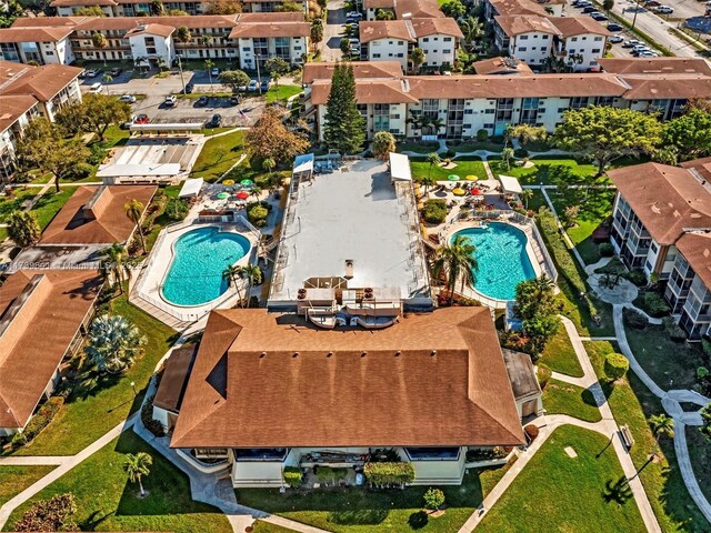 16900 NE 14th Ave Unit 115, Miami, FL 33162 - aerial view of a pool