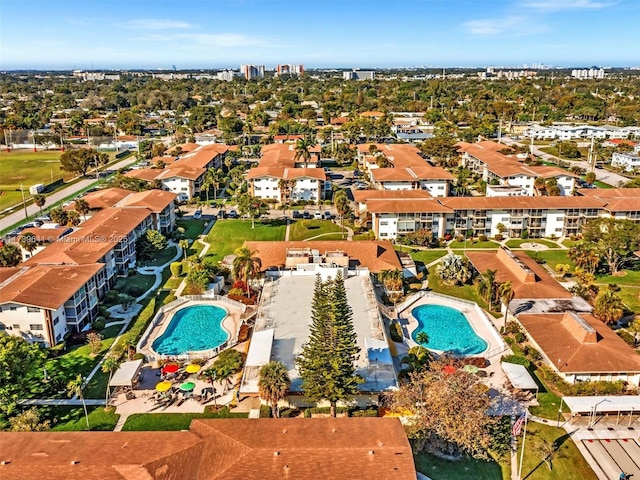 16900 NE 14th Ave Unit 115, Miami, FL 33162 - bird's eye view of a pool area
