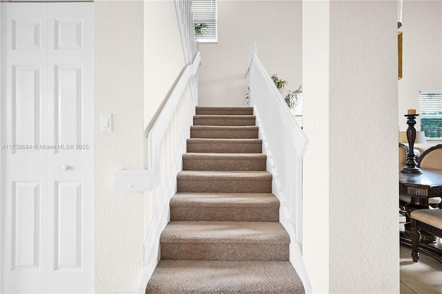 view of staircase