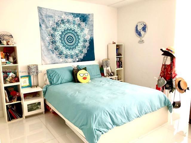 view of tiled bedroom