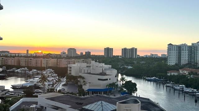 view of city featuring a nearby body of water