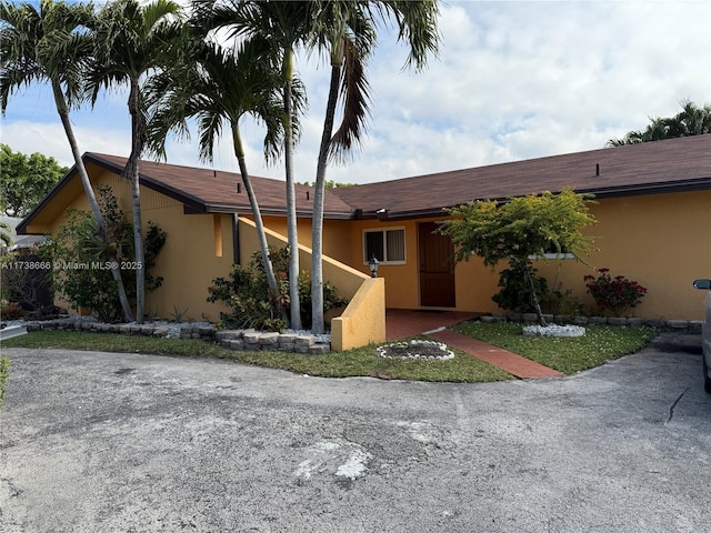 view of ranch-style house