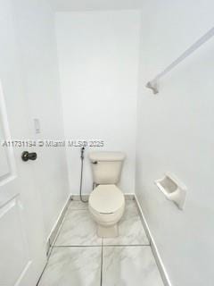 bathroom with toilet