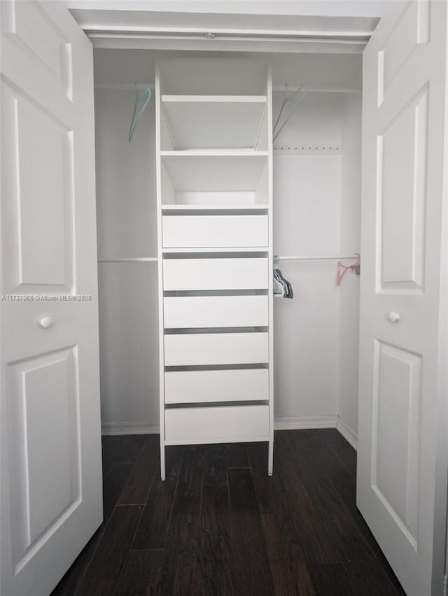 view of closet