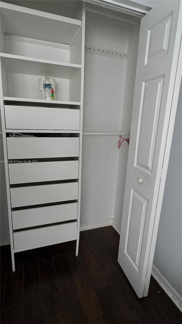 view of closet